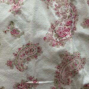 SIMPLY SHABBY CHIC Pink Pinks Paisley Curtain Panel 58”x60”